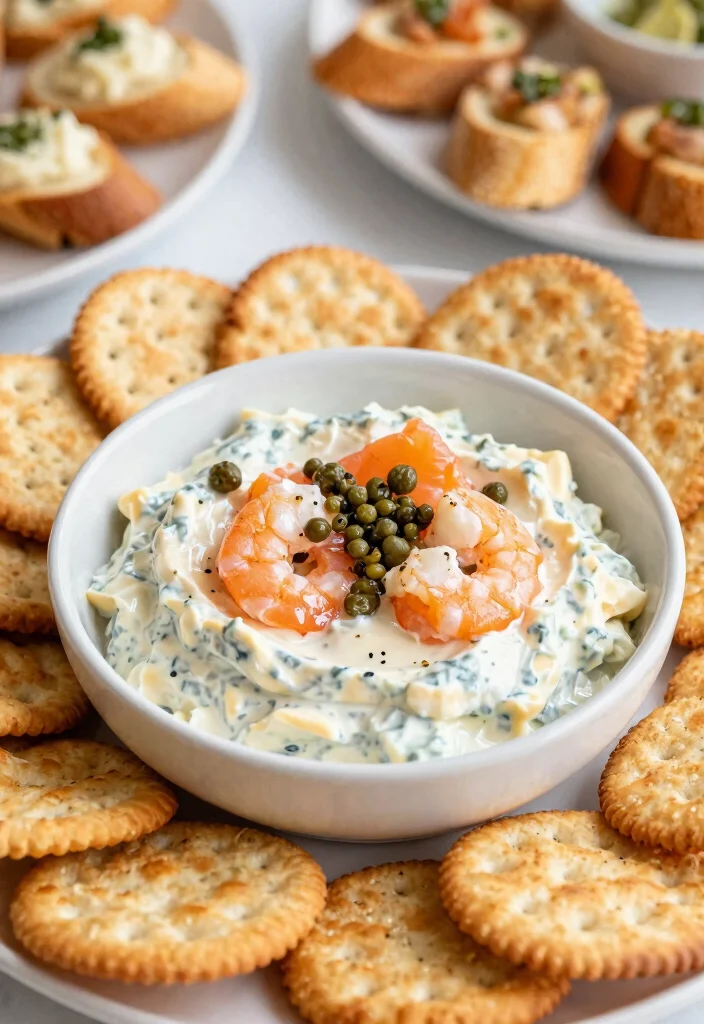 17 Cream Cheese Shrimp Dip Cocktail Sauce Appetizer Recipes - 10. Smoked Salmon and Cream Cheese Shrimp Dip 1