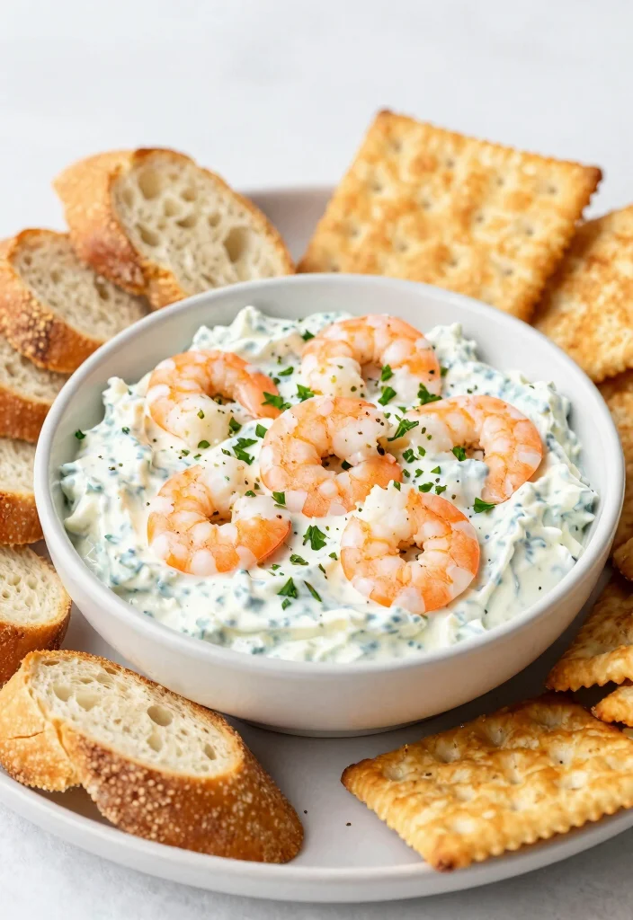17 Cream Cheese Shrimp Dip Cocktail Sauce Appetizer Recipes - 11. Cream Cheese Shrimp Dip with Horseradish 1