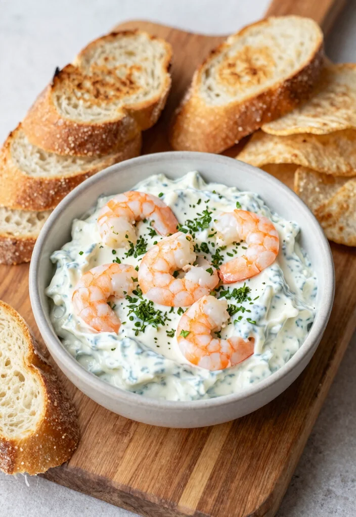 17 Cream Cheese Shrimp Dip Cocktail Sauce Appetizer Recipes - 3. Herb-Infused Cream Cheese Shrimp Dip 1