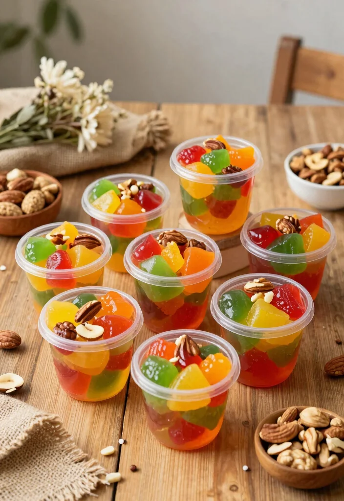 17 Easy Fruit Cocktail Jello Recipes for Parties & Holidays - 13. Nutty Fruit Jello 1