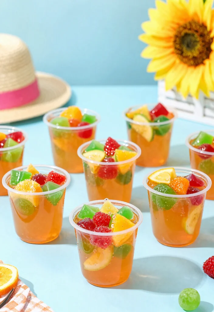 17 Easy Fruit Cocktail Jello Recipes for Parties & Holidays - 7. Fizzy Fruit Jello 1