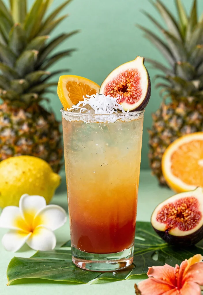 17 Fig Old Fashioned Cocktail Recipes Rich & Elegant - 14. Tropical Fig Old Fashioned 1