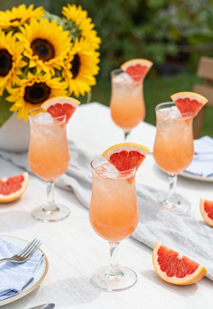 17 Freezer Door Cocktail Recipes for Make-Ahead Drinks - 14. Grapefruit Spritzer 1