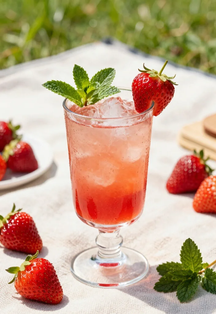 17 Frozen Old Fashioned Cocktail Recipes for Summer - 16. Strawberry Mint Old Fashioned 1
