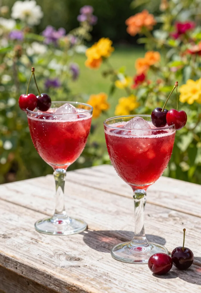 17 Frozen Old Fashioned Cocktail Recipes for Summer - 2. Cherry Bourbon Blast 1