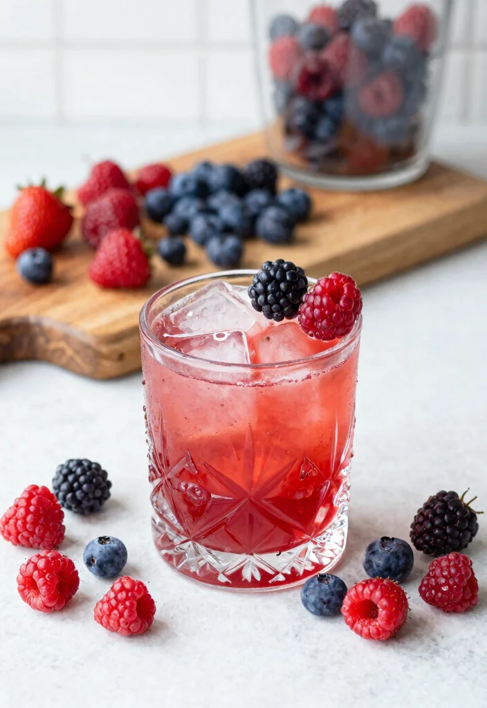 17 Frozen Old Fashioned Cocktail Recipes for Summer - 6. Berry Bliss Old Fashioned 1