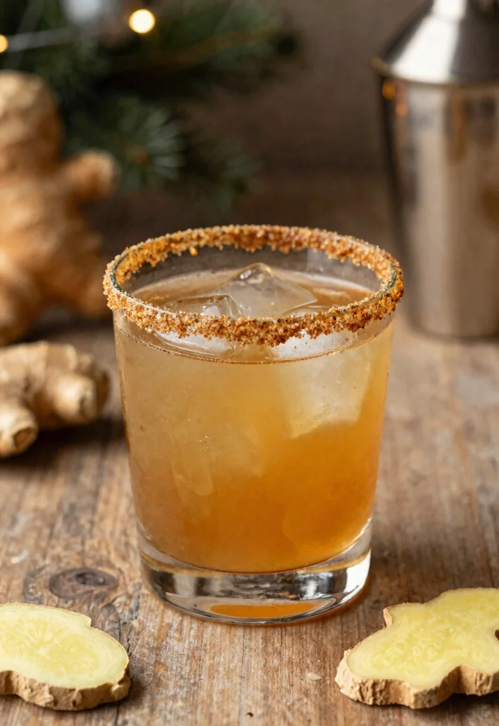 17 Gingerbread Old Fashioned Cocktail Recipes for Holidays - 12. Brown Sugar Gingerbread Old Fashioned 1