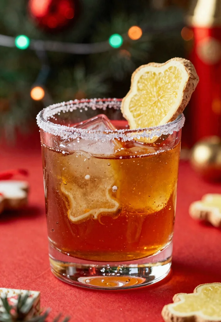 17 Gingerbread Old Fashioned Cocktail Recipes for Holidays - 16. Sparkling Gingerbread Old Fashioned 1