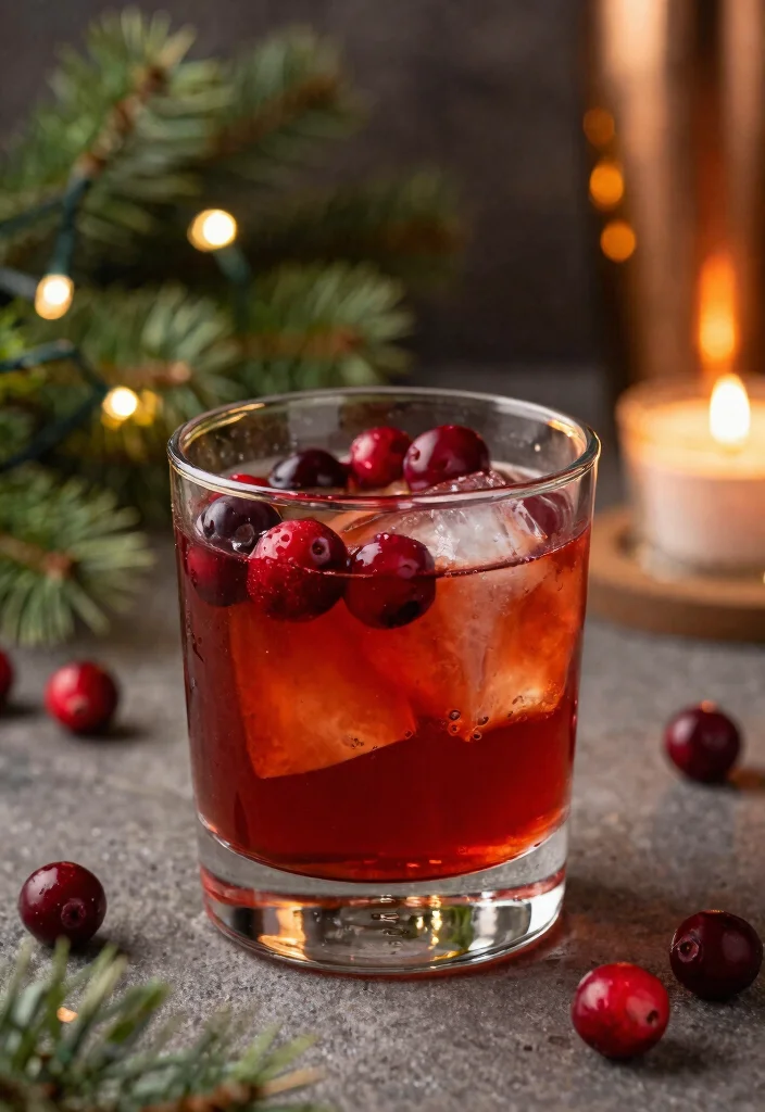 17 Maple Old Fashioned Recipes Cocktail Fans Will Love - 17. Maple Cranberry Old Fashioned 1
