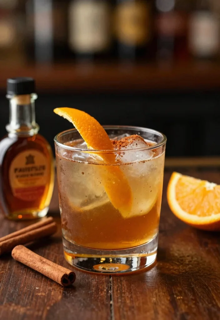 17 Old Fashioned Bourbon Cocktail Recipes with a Modern Twist - 1. Spiced Maple Old Fashioned 1