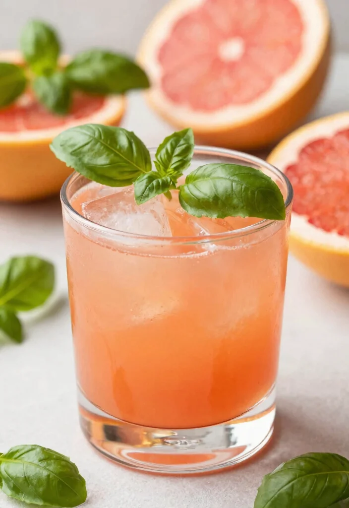 17 Old Fashioned Bourbon Cocktail Recipes with a Modern Twist - 13. Grapefruit Basil Old Fashioned 1