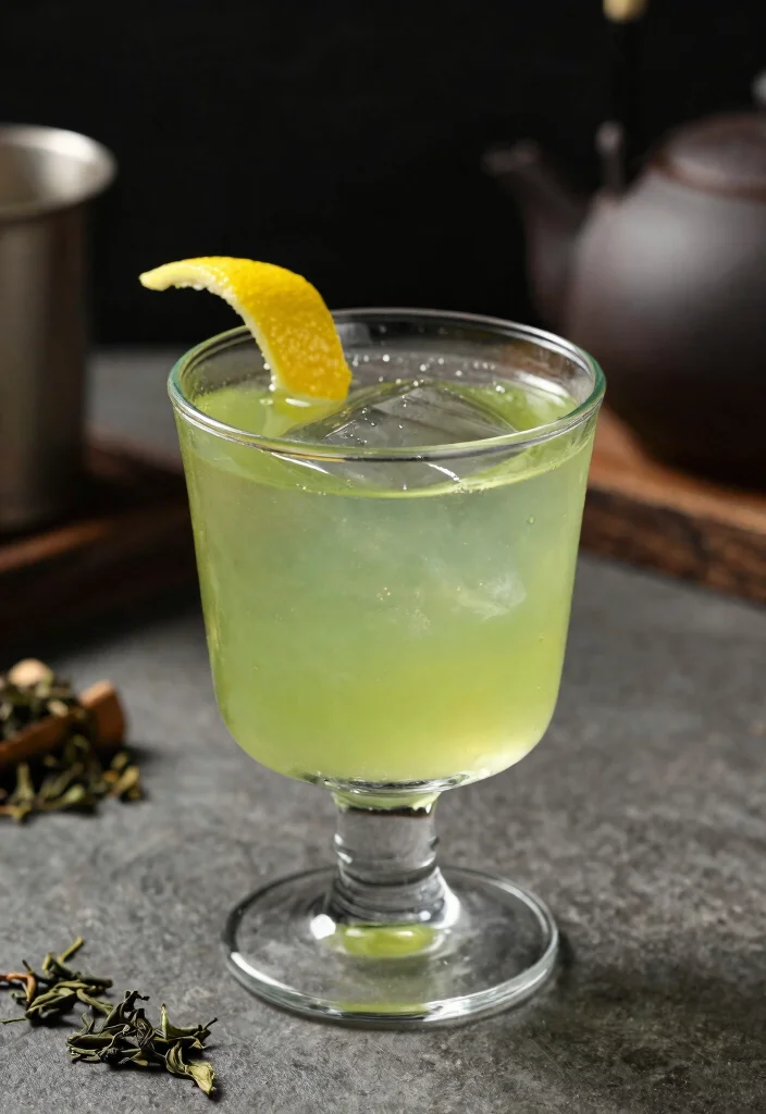 17 Old Fashioned Bourbon Cocktail Recipes with a Modern Twist - 16. Green Tea Old Fashioned 1