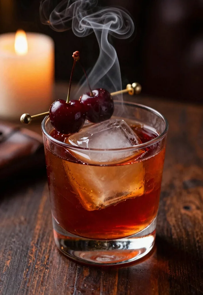 17 Old Fashioned Bourbon Cocktail Recipes with a Modern Twist - 2. Smoky Cherry Old Fashioned 1