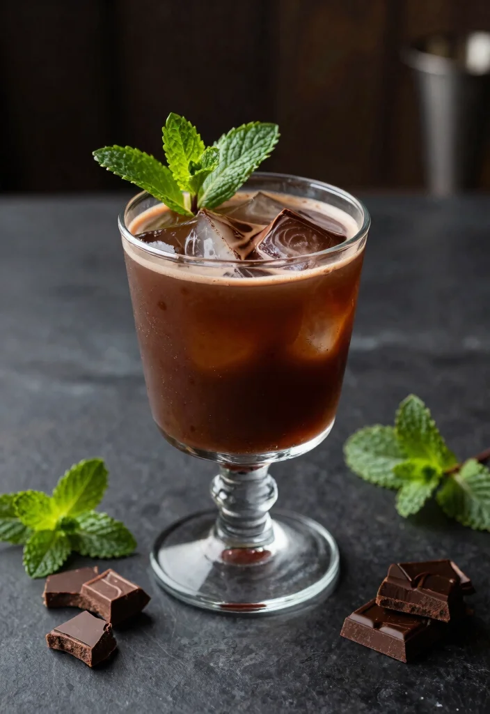 17 Old Fashioned Bourbon Cocktail Recipes with a Modern Twist - 5. Chocolate Mint Old Fashioned 1