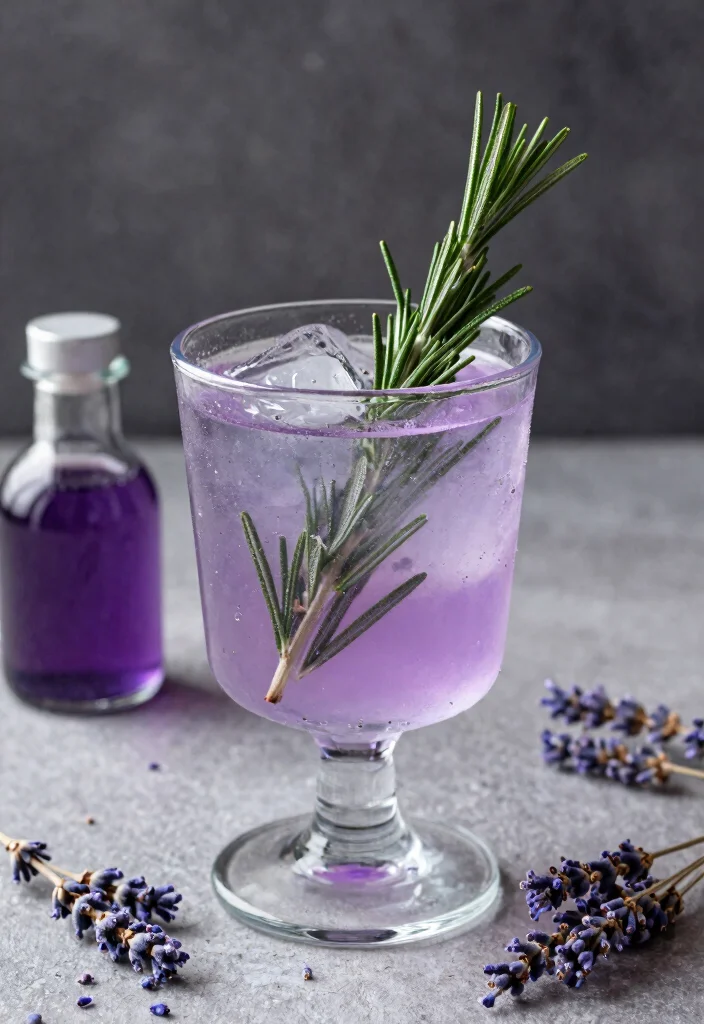 17 Old Fashioned Bourbon Cocktail Recipes with a Modern Twist - 7. Lavender Rosemary Old Fashioned 1