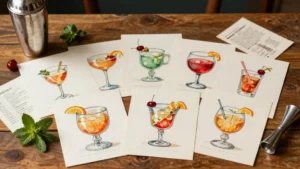 17 Old Fashioned Cocktail Drawing Ideas for Inspiration