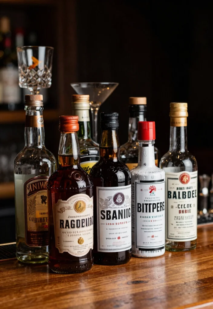 17 Old Fashioned Cocktail Drawing Ideas for Inspiration - 6. The Art of Bitters in Cocktails 1