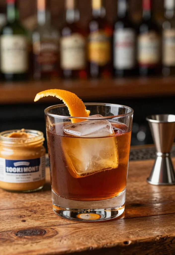 17 Peanut Butter Old Fashioned Cocktail Recipes Unique & Bold - 1. Classic Peanut Butter Old Fashioned 1
