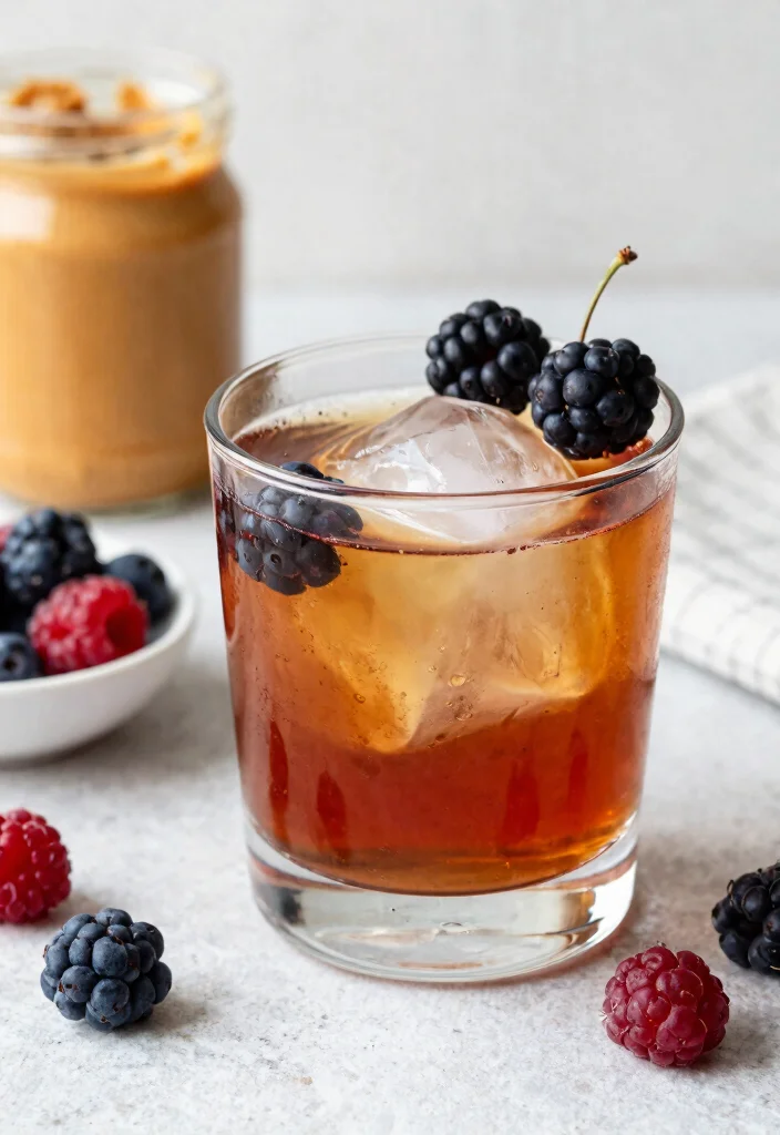 17 Peanut Butter Old Fashioned Cocktail Recipes Unique & Bold - 15. Peanut Butter Berry Old Fashioned 1