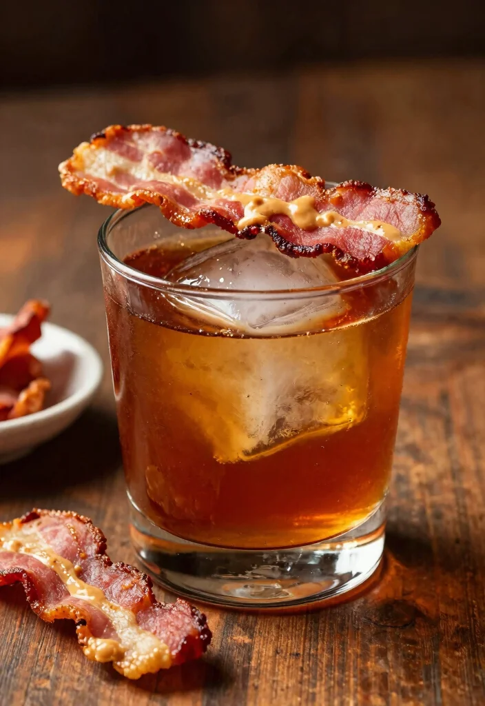 17 Peanut Butter Old Fashioned Cocktail Recipes Unique & Bold - 5. Peanut Butter & Bacon Old Fashioned 1