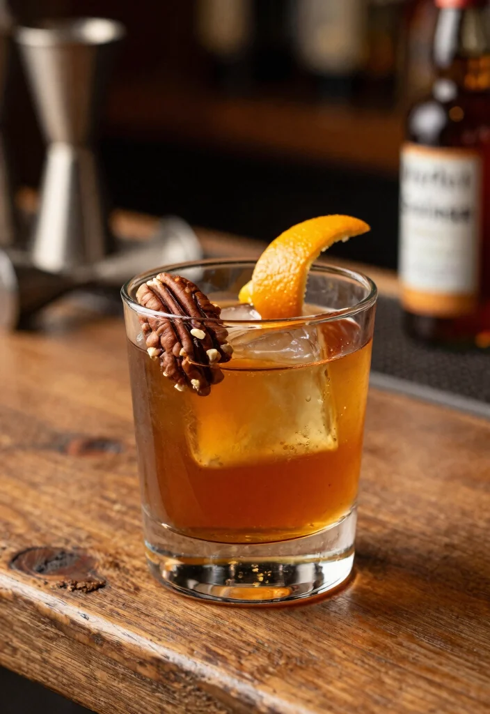 17 Pecan Old Fashioned Cocktail Recipes with Nutty Depth - 1. Classic Pecan Old Fashioned 1