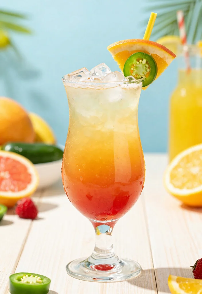 17 Spicy Paloma Cocktail Recipes with a Bold Kick - 17. Fruity Spicy Paloma 1