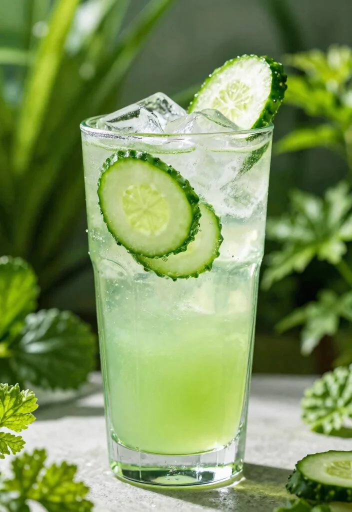 17 St Germain and Gin Cocktail Recipes with Floral Notes - 7. Cucumber Elderflower Cooler 1
