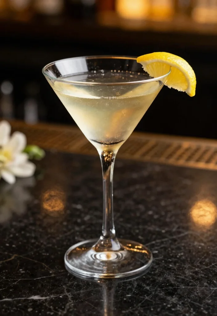 17 St Germain and Gin Cocktail Recipes with Floral Notes - 8. Elderflower Martini 1