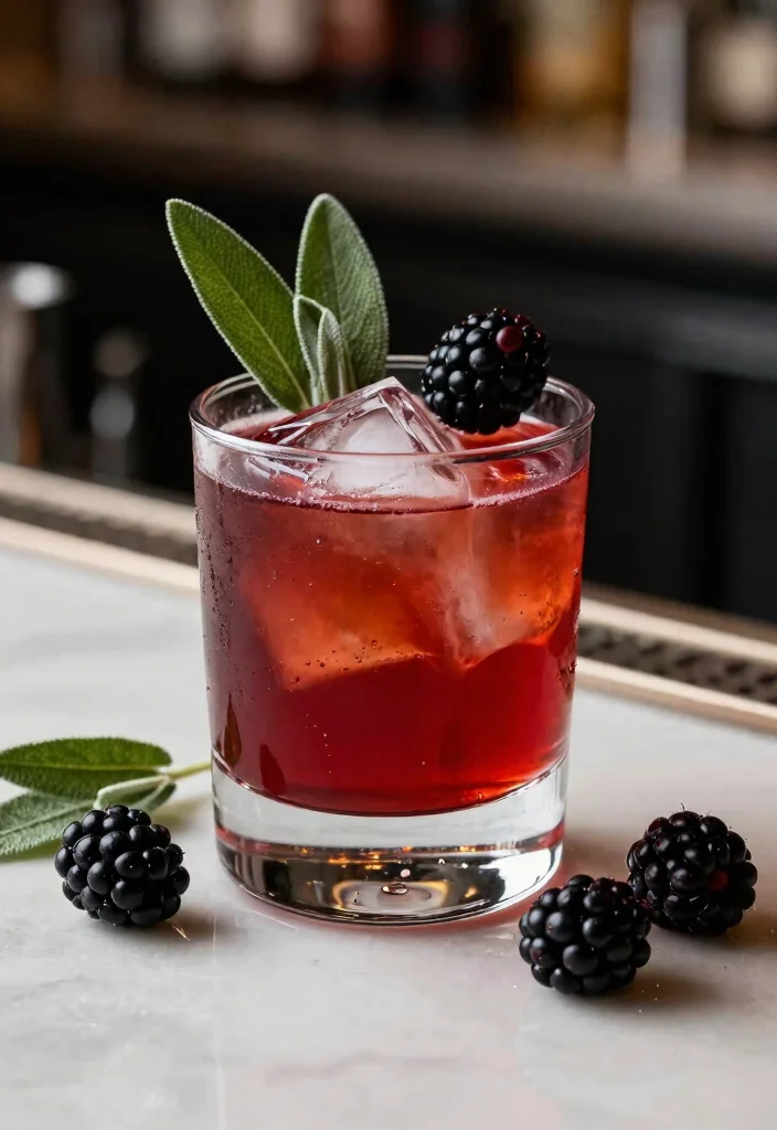 17 Tequila Old Fashioned Recipes Cocktail Worth Trying - 6. Blackberry Sage Tequila Old Fashioned 1