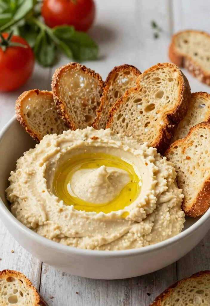 17 Unique Cocktail Rye Bread Recipes You’ve Never Tried - 11. Rye Bread Chips with Hummus 1