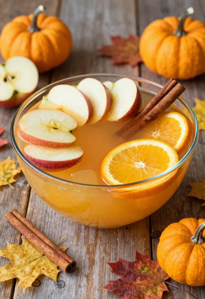 18 Apple Cider Vodka Cocktail Recipes with Crisp Flavor - 18. Fall Harvest Punch 1
