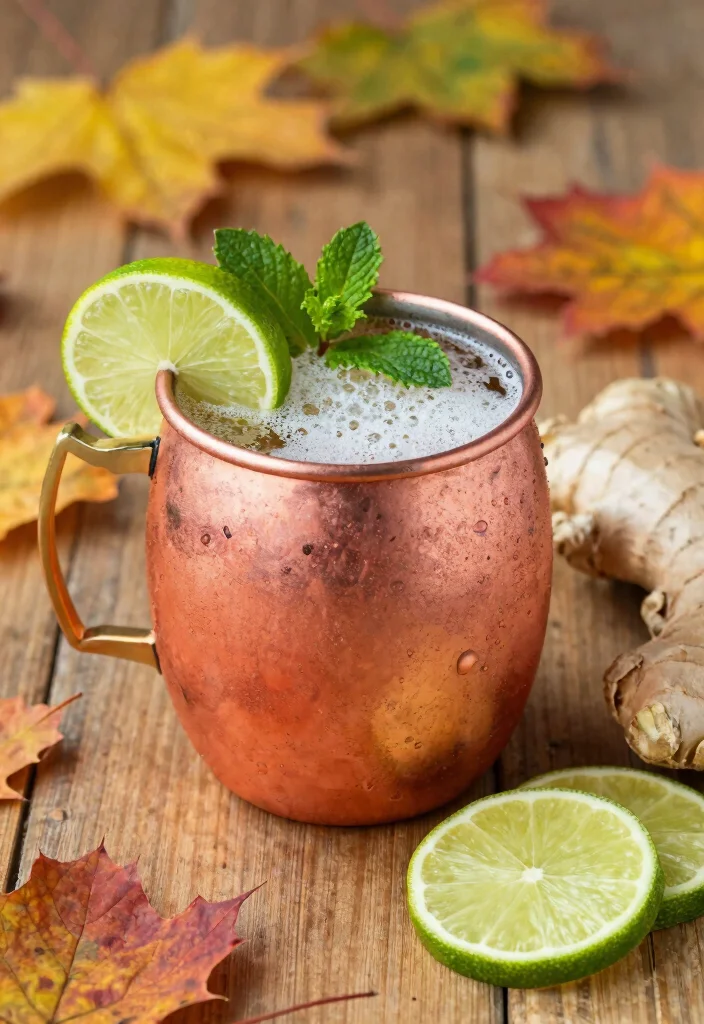 18 Apple Cider Vodka Cocktail Recipes with Crisp Flavor - 4. Apple Cider Moscow Mule 1