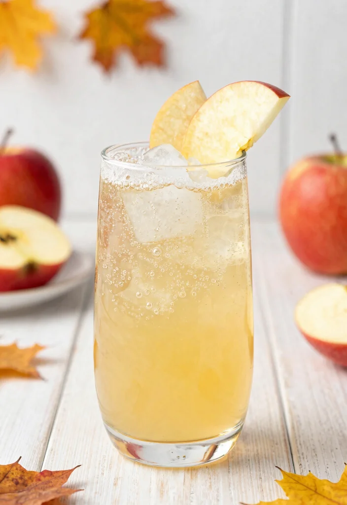 18 Apple Pie Moonshine Cocktail Recipes That Taste Like Fall - 12. Apple Pie Fizz 1