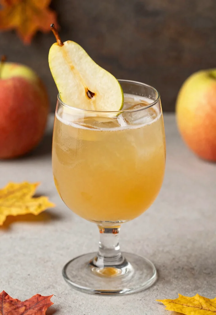 18 Apple Pie Moonshine Cocktail Recipes That Taste Like Fall - 17. Spiced Pear and Apple Moonshine Cocktail 1