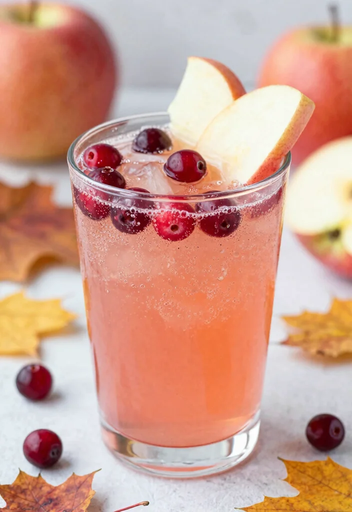 18 Apple Pie Moonshine Cocktail Recipes That Taste Like Fall - 18. Cranberry Apple Pie Sparkler 1