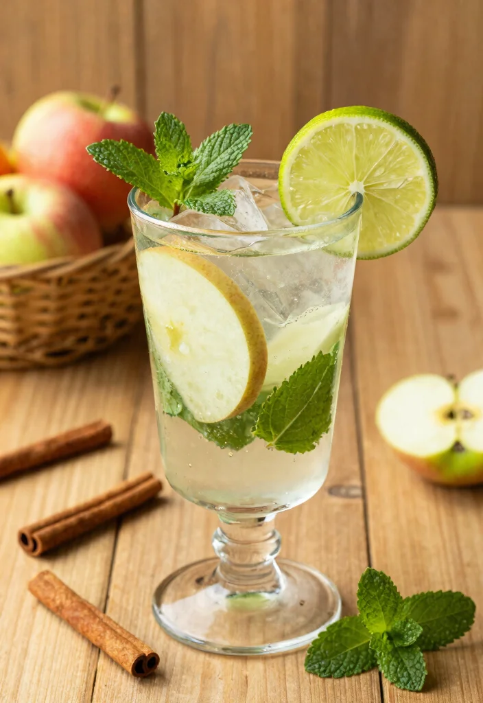 18 Apple Pie Moonshine Cocktail Recipes That Taste Like Fall - 3. Apple Cinnamon Mojito 1