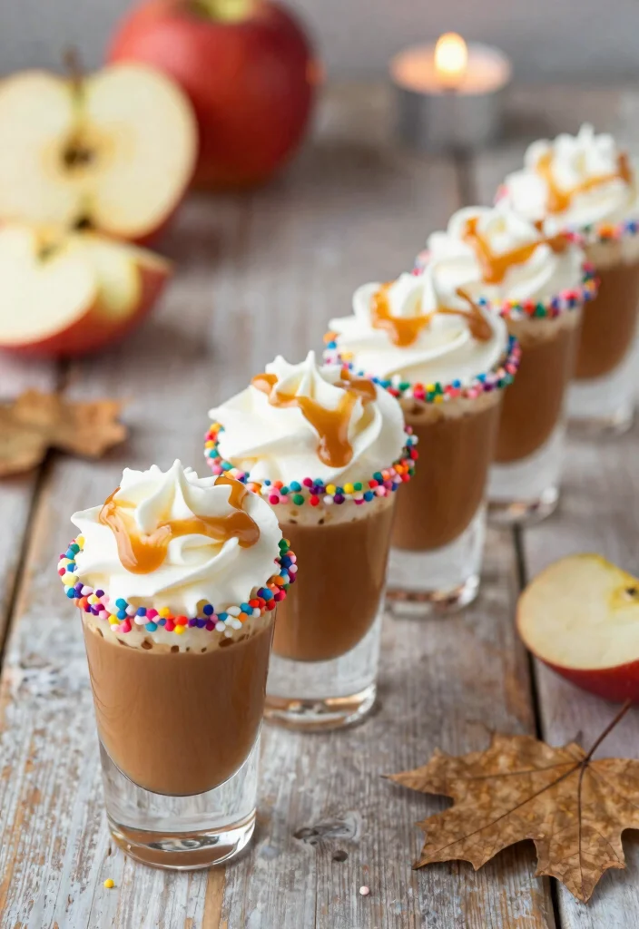 18 Apple Pie Moonshine Cocktail Recipes That Taste Like Fall - 4. Caramel Apple Pie Moonshine Shot 1