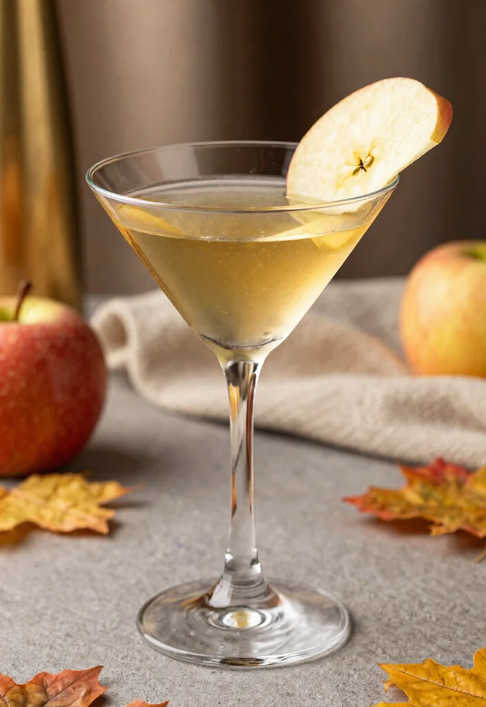 18 Apple Pie Moonshine Cocktail Recipes That Taste Like Fall - 7. Harvest Apple Martini 1
