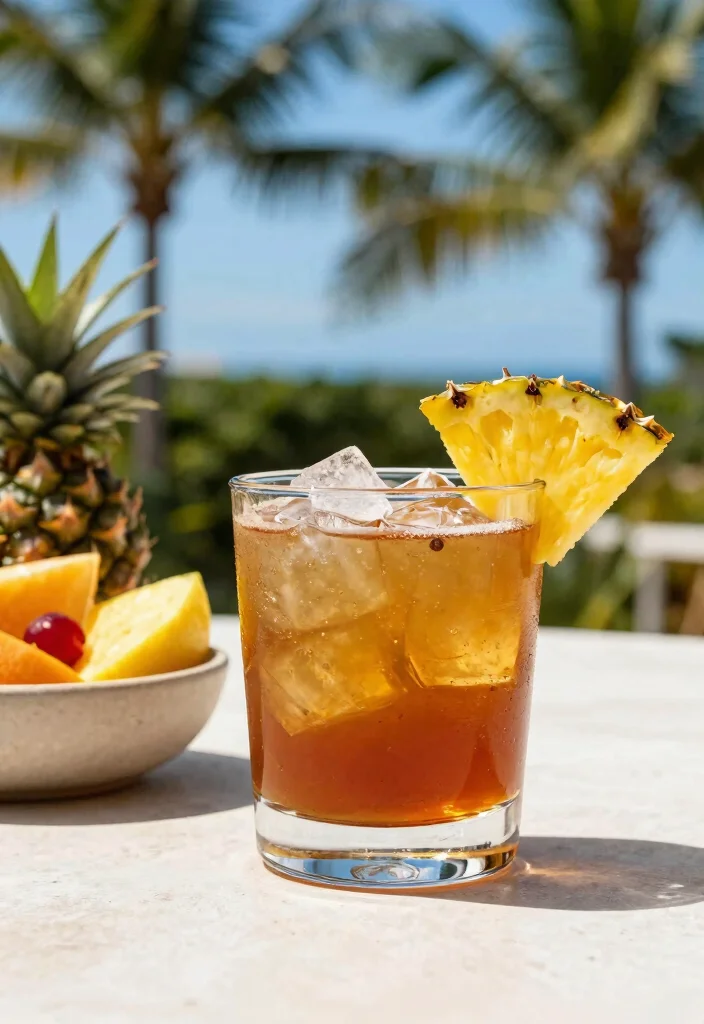 18 Brown Sugar Old Fashioned Cocktail Recipes Rich & Smooth - 10. Tropical Brown Sugar Old Fashioned 1