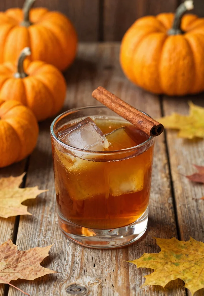 18 Brown Sugar Old Fashioned Cocktail Recipes Rich & Smooth - 12. Pumpkin Spice Brown Sugar Old Fashioned 1