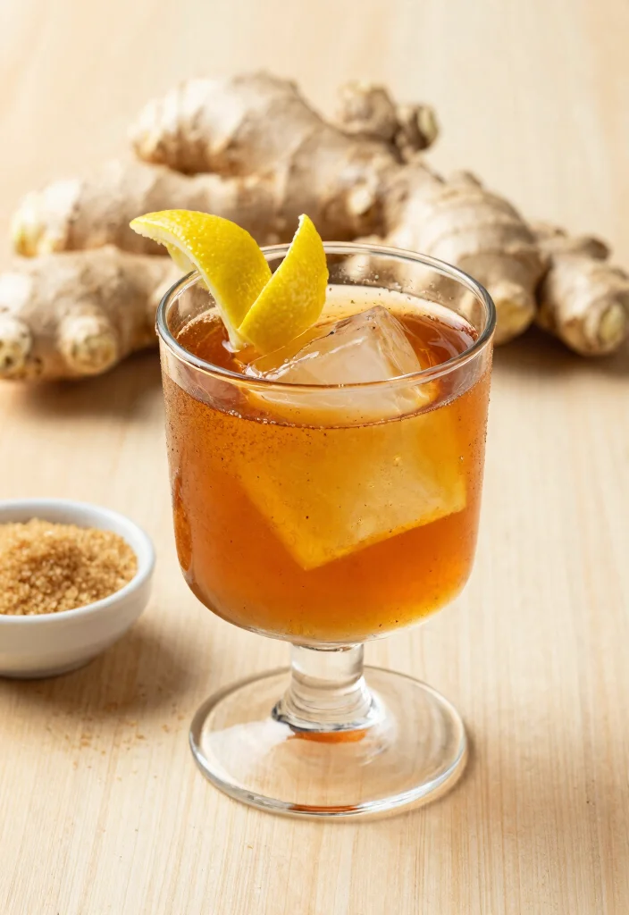 18 Brown Sugar Old Fashioned Cocktail Recipes Rich & Smooth - 3. Ginger Brown Sugar Old Fashioned 1