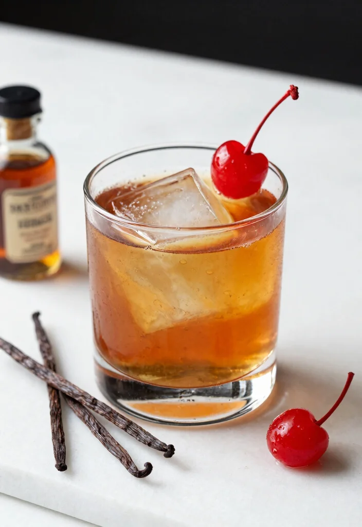 18 Brown Sugar Old Fashioned Cocktail Recipes Rich & Smooth - 9. Vanilla Brown Sugar Old Fashioned 1