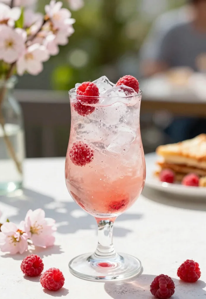 18 Cherry Blossom Gin Cocktail Recipes with Floral Vibes - 18. Cherry Blossom Spritzer 1