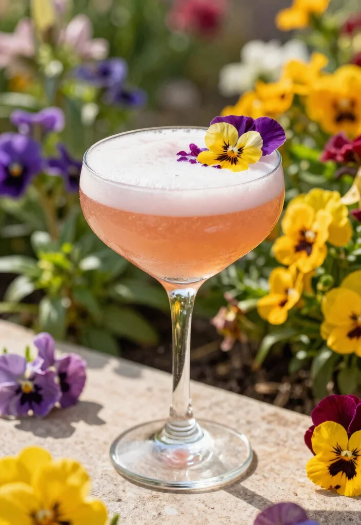 18 Cherry Blossom Gin Cocktail Recipes with Floral Vibes - 2. Floral Gin Sour 1