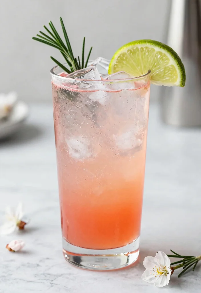 18 Cherry Blossom Gin Cocktail Recipes with Floral Vibes - 9. Cherry Blossom Tonic 1