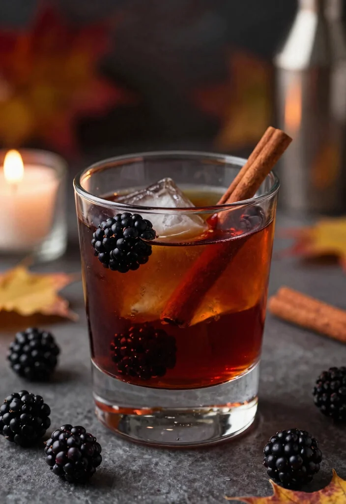 18 Cinnamon Old Fashioned Cocktail Recipes Warm & Spiced - 13. Blackberry Cinnamon Old Fashioned 1