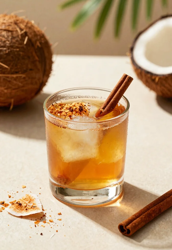 18 Cinnamon Old Fashioned Cocktail Recipes Warm & Spiced - 15. Toasted Coconut Cinnamon Old Fashioned 1