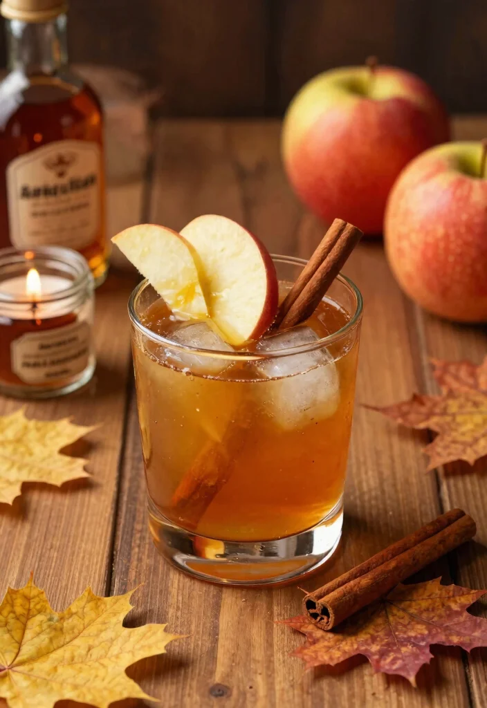 18 Cinnamon Old Fashioned Cocktail Recipes Warm & Spiced - 3. Spiced Apple Cinnamon Old Fashioned 1
