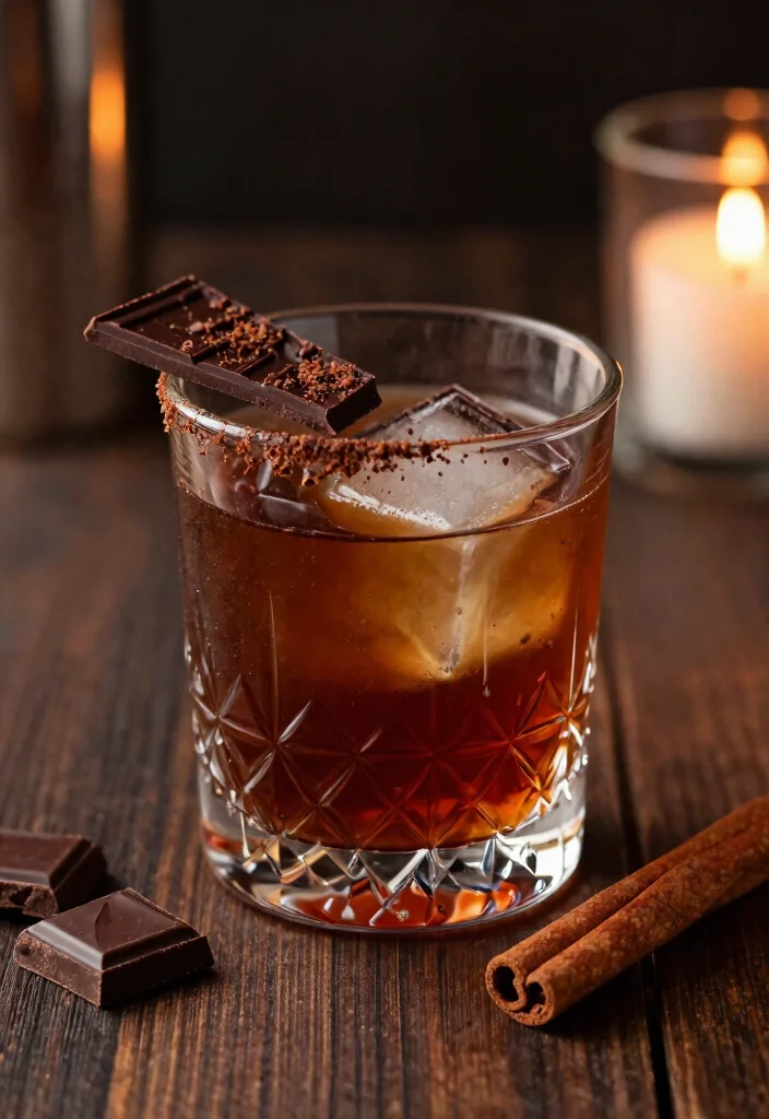 18 Cinnamon Old Fashioned Cocktail Recipes Warm & Spiced - 8. Chocolate Cinnamon Old Fashioned 1