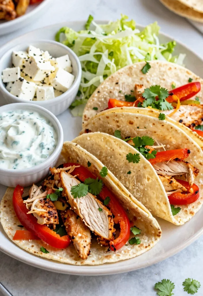 18 Easy Mediterranean Chicken Recipes Ready Fast - 12. Quick Mediterranean Chicken Fajitas 1